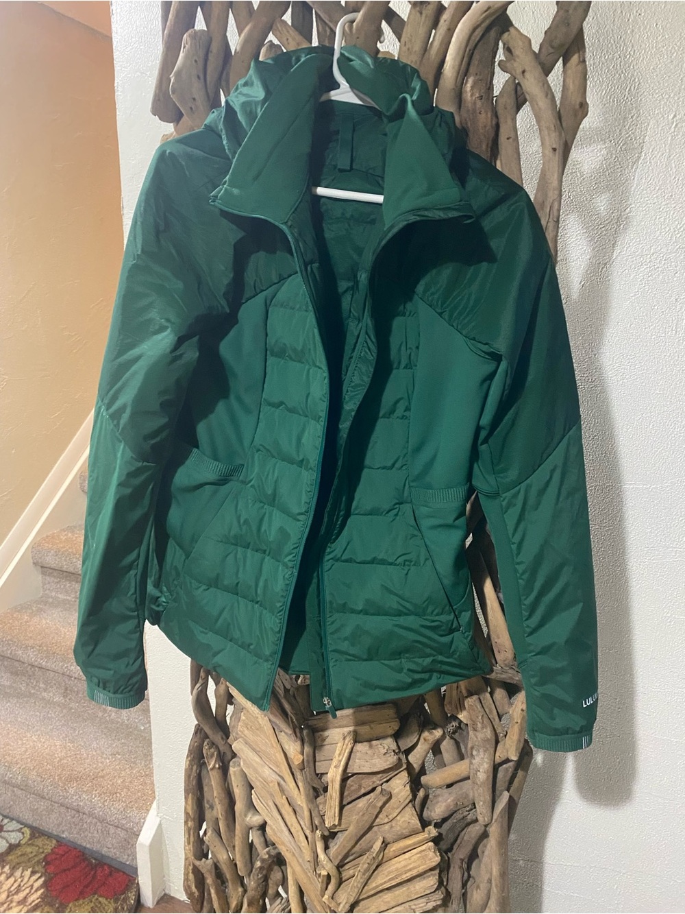 lululemon athletica Green Insulated Hooded Jacket